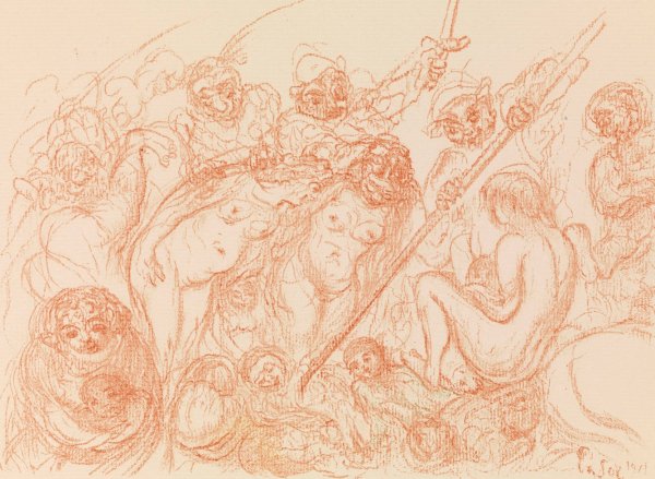 The Massacre of the Innocents  by James Ensor - Hand-Painted Oil Painting Reproduction
