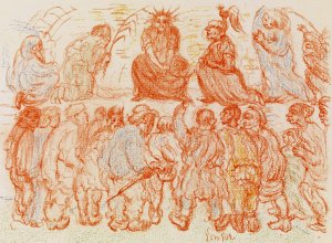 The Mocking of Christ by James Ensor Oil Painting