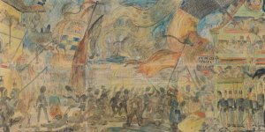The Strike by James Ensor Oil Painting
