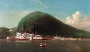 The American and the Coquette at Storm King on the Hudson by James Gale Tyler Oil Painting