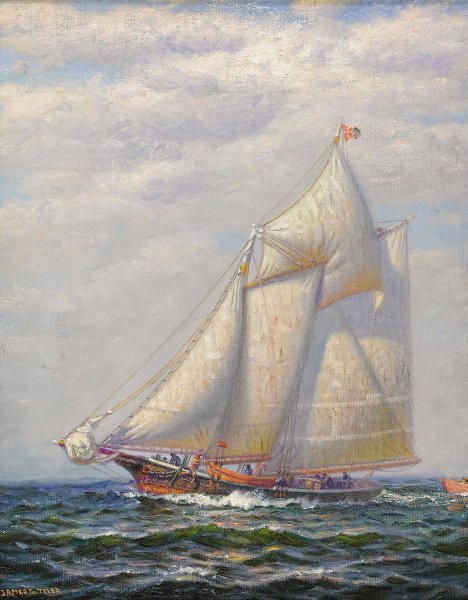 Main Product Photo of Vessel at Sea  Painting by James Gale Tyler