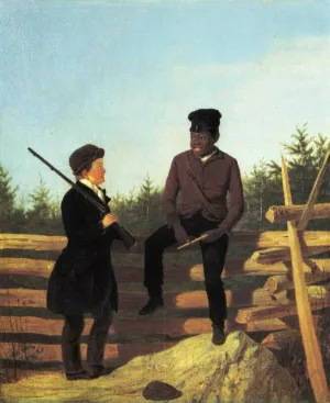 Which Way Shall We Go by James Goodwyn Clonney Oil Painting