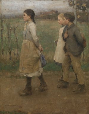 Schoolmates by James Guthrie Oil Painting