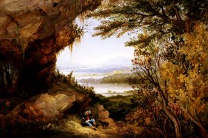 Scene on the Hudson by James Hamilton Oil Painting