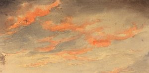 Clouds at Sunset Oil painting by James Hamilton Shegogue