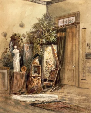 Atlanta Studio by James Henry Moser - Oil Painting Reproduction