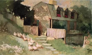 The Return of the Flock by James Hogarth Dennis Oil Painting
