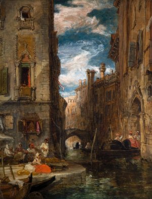 A Recollection Of Venice by James Holland Oil Painting