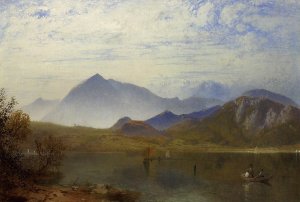 Coniston Water, Lake District by James Holland Oil Painting