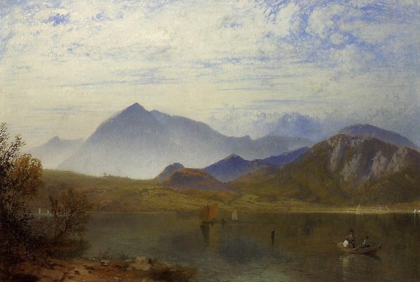 Main Product Photo of Coniston Water, Lake District Painting by James Holland