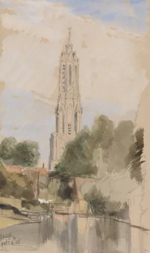 Delft by James Holland Oil Painting