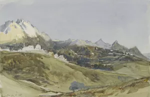 Landschap bij Sintra, Portugal by James Holland Oil Painting