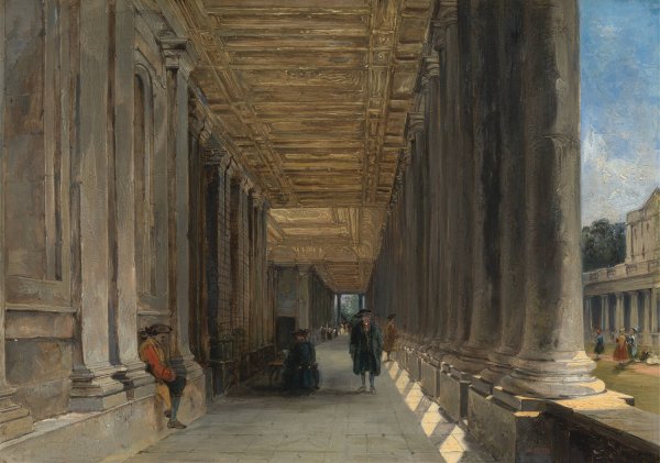 Main Product Photo of The Colonnade of Queen Mary's House, Greenwich  Painting by James Holland