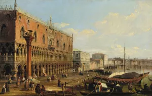 The Doge's Palace by James Holland Oil Painting