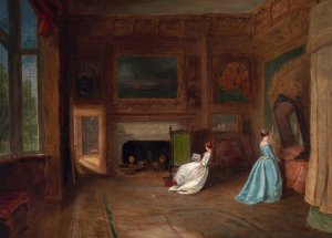 The Lady Betty Germain Bedroom at Knole, Kent by James Holland Oil Painting