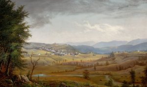 Benson, Rutland County, Vermont by James Hope Oil Painting
