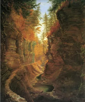 Watkins Glen painting by James Hope