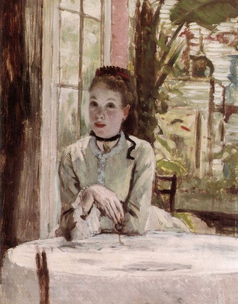 Main Product Photo of A Woman in an Elegant Interior Painting by James Tissot