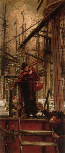 Emigrants Oil painting by James Tissot
