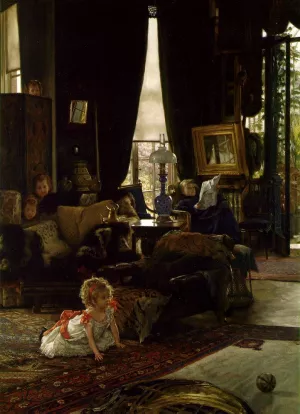 Hide and Seek Oil painting by James Tissot