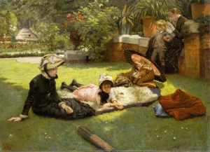 In Full Sunlight Oil painting by James Tissot