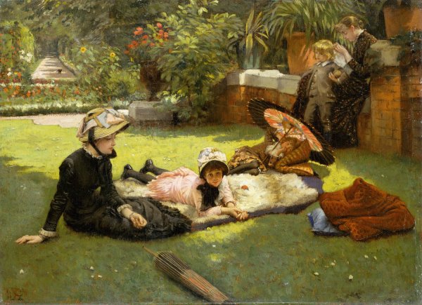 Main Product Photo of In Full Sunlight  Painting by James Tissot