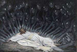 Jesus Ministered to by Angels by James Tissot Oil Painting