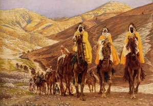 Journey of the Magi painting by James Tissot