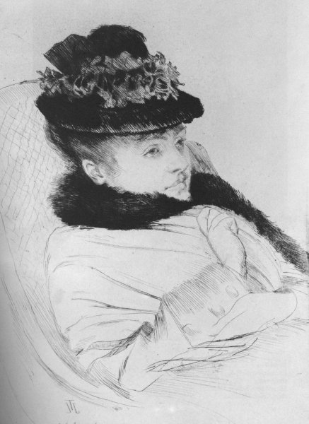Main Product Photo of La Convalescente Painting by James Tissot