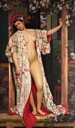 La Japonaise Au Bain by James Tissot Oil Painting