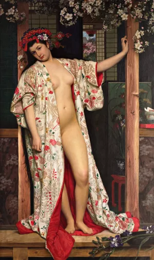 La Japonaise Au Bain by James Tissot Oil Painting
