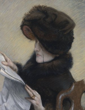 La liseuse by James Tissot Oil Painting