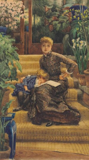 La Soeur Ainee by James Tissot Oil Painting