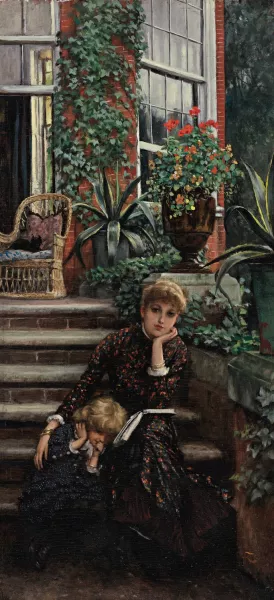 La Soeur Ainee Oil painting by James Tissot