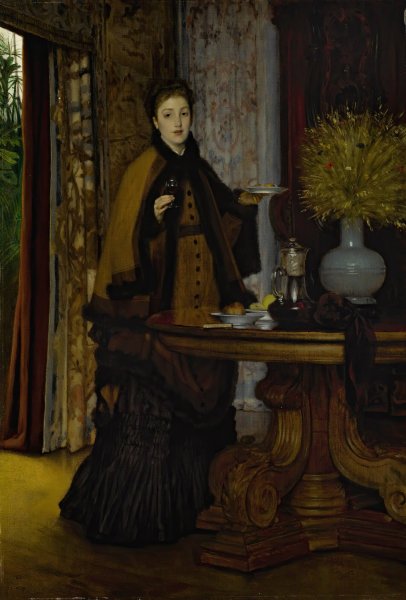Main Product Photo of Le Gouter  Painting by James Tissot