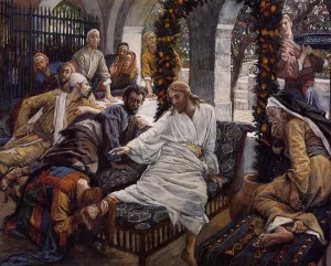 Mary Magdalene's Box of Very Precious Ointment by James Tissot - Oil Painting Reproduction