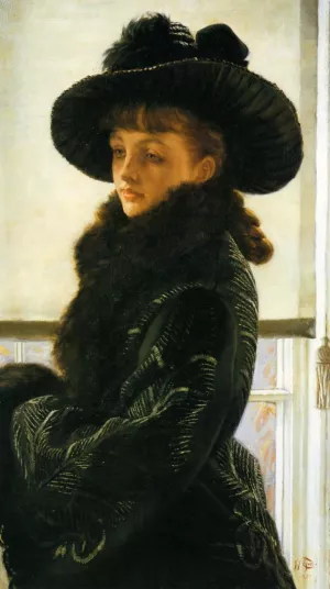 Mavourneen also known as Portrait of Kathleen Newton by James Tissot - Oil Painting Reproduction