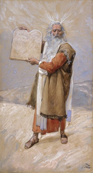 Moses and the Ten Commandments by James Tissot Oil Painting