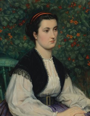 Portrait Of A Lady by James Tissot Oil Painting