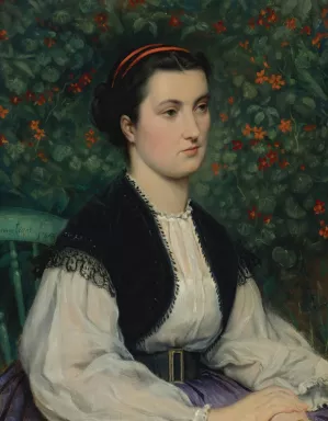 Portrait Of A Lady by James Tissot Oil Painting