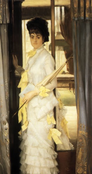 Main Product Photo of Portrait of Miss Lloyd Painting by James Tissot