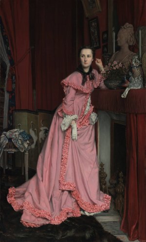 Portrait Of The Marquise De Miramon, Nee, Therese Feuillant by James Tissot Oil Painting