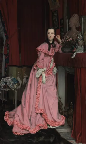 Portrait Of The Marquise De Miramon, Nee, Therese Feuillant by James Tissot Oil Painting