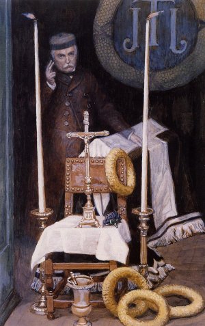 Portrait of the Pilgrim Oil painting by James Tissot
