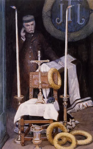 Portrait of the Pilgrim by James Tissot Oil Painting