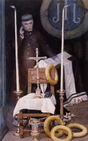 Portrait of the Pilgrim Oil painting by James Tissot