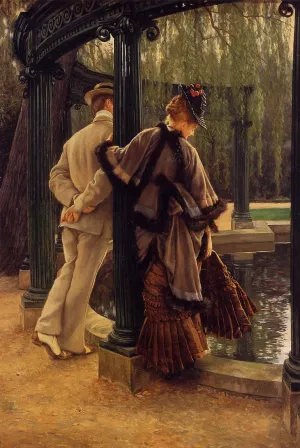 Quarrelling by James Tissot - Oil Painting Reproduction