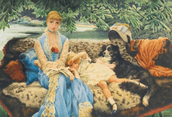 Main Product Photo of Quiet Painting by James Tissot