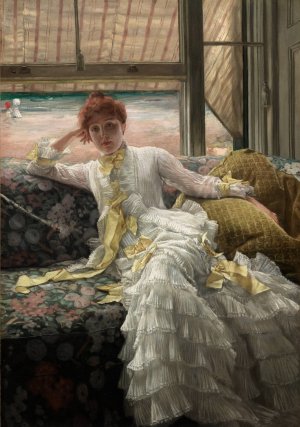Seaside by James Tissot Oil Painting
