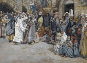 Suffer the Little Children to Come unto Me by James Tissot Oil Painting